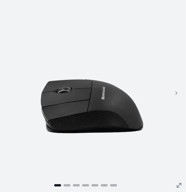 Contour Unimouse - ergonomic vertical mouse - left handed mouse - CDUMBK11002