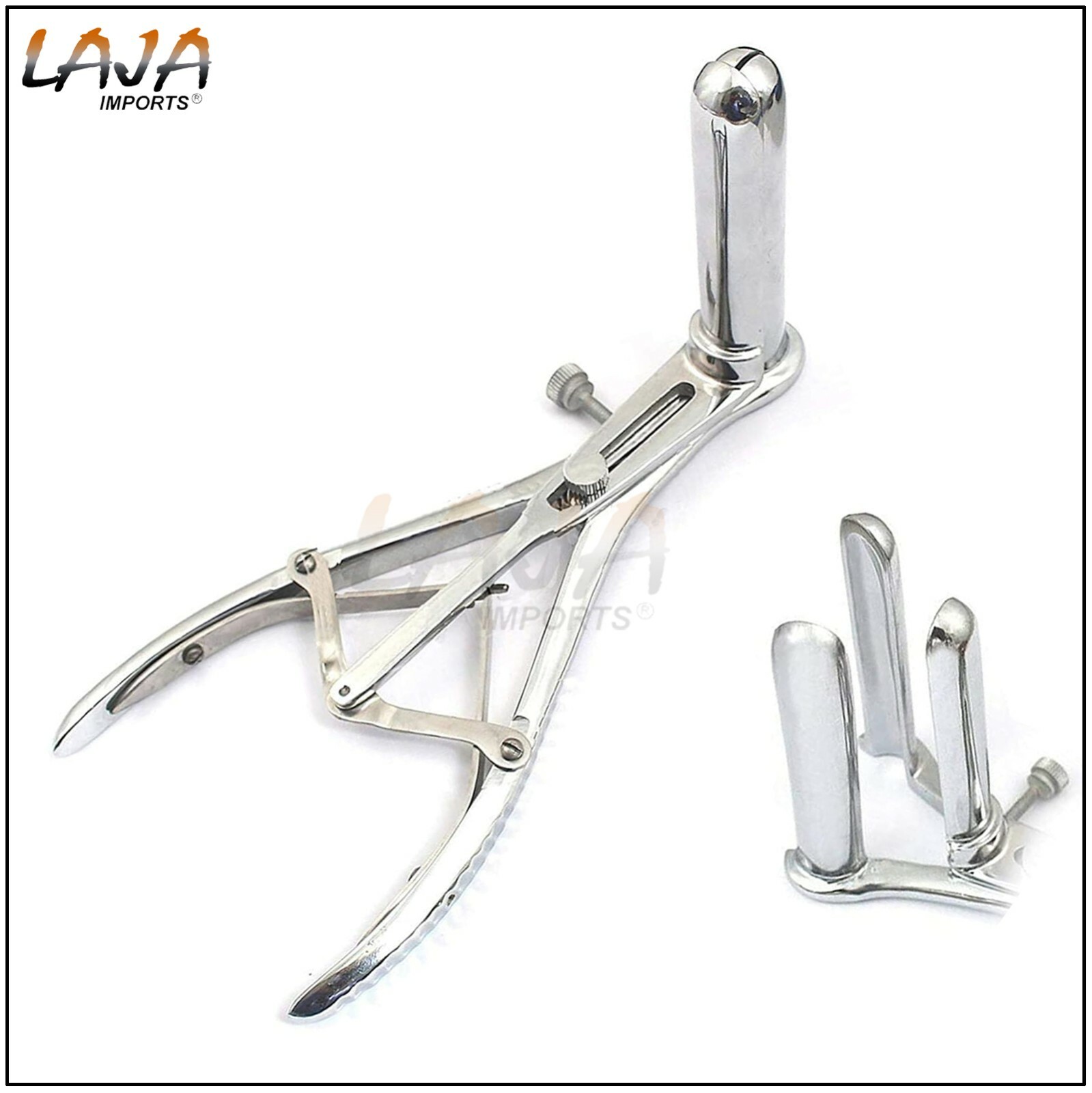3 Separate Prong Medical Anal Speculum, This Chrome Plated For Anal Examination,