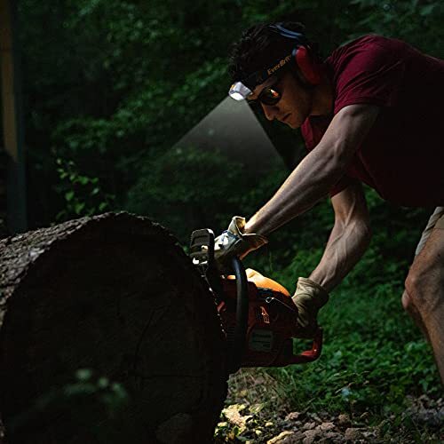 LED Headlamp, 4 Lighting Modes, Pivoting Head with Adjustable Headband, IPX4 2