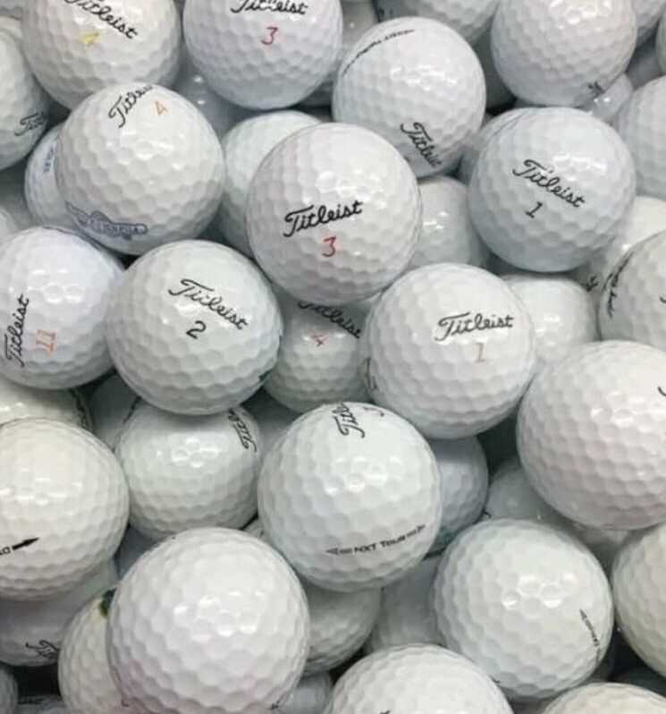 100 Count- Assorted Hitaway/Practice used Golf Balls, Color Mixed - 100 Count
