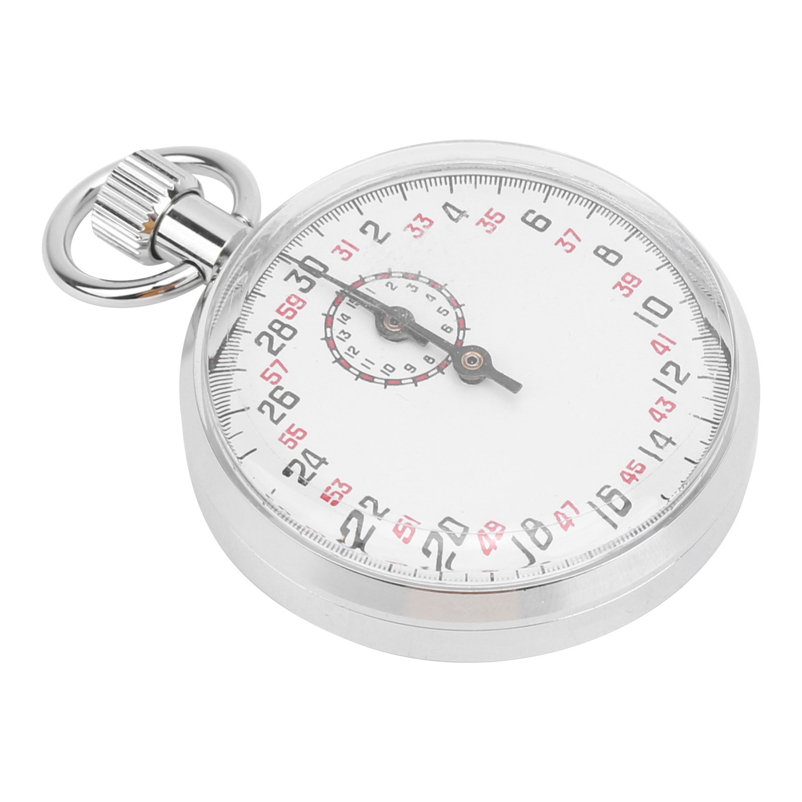 Mechanical Stopwatch Round Sports Chronograph Running Timer Physics Teaching Kit