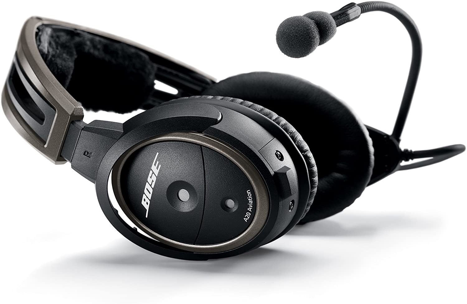 Bose A20 Aviation Headset XLR Panel Powered with Case - Good Condition