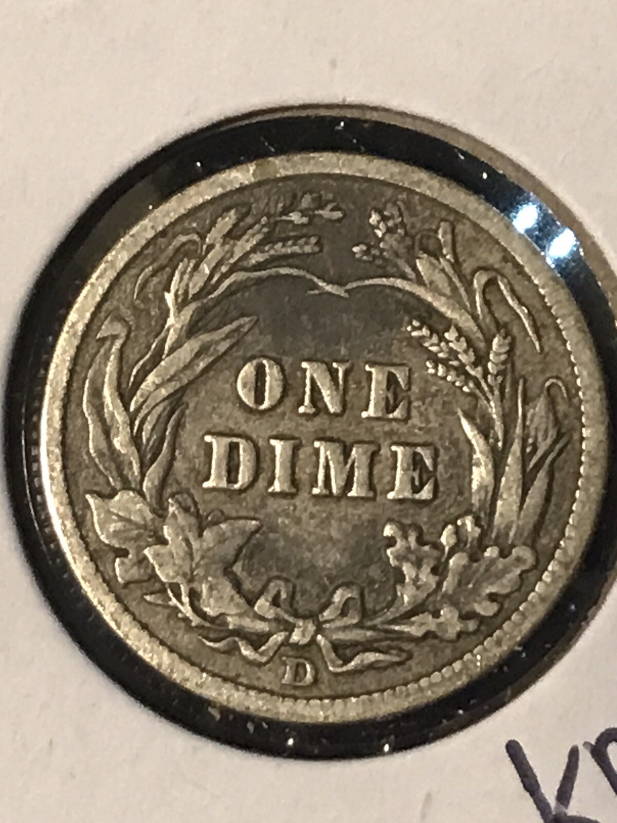1911-D Barber Dime Higher Grade Item KA95W