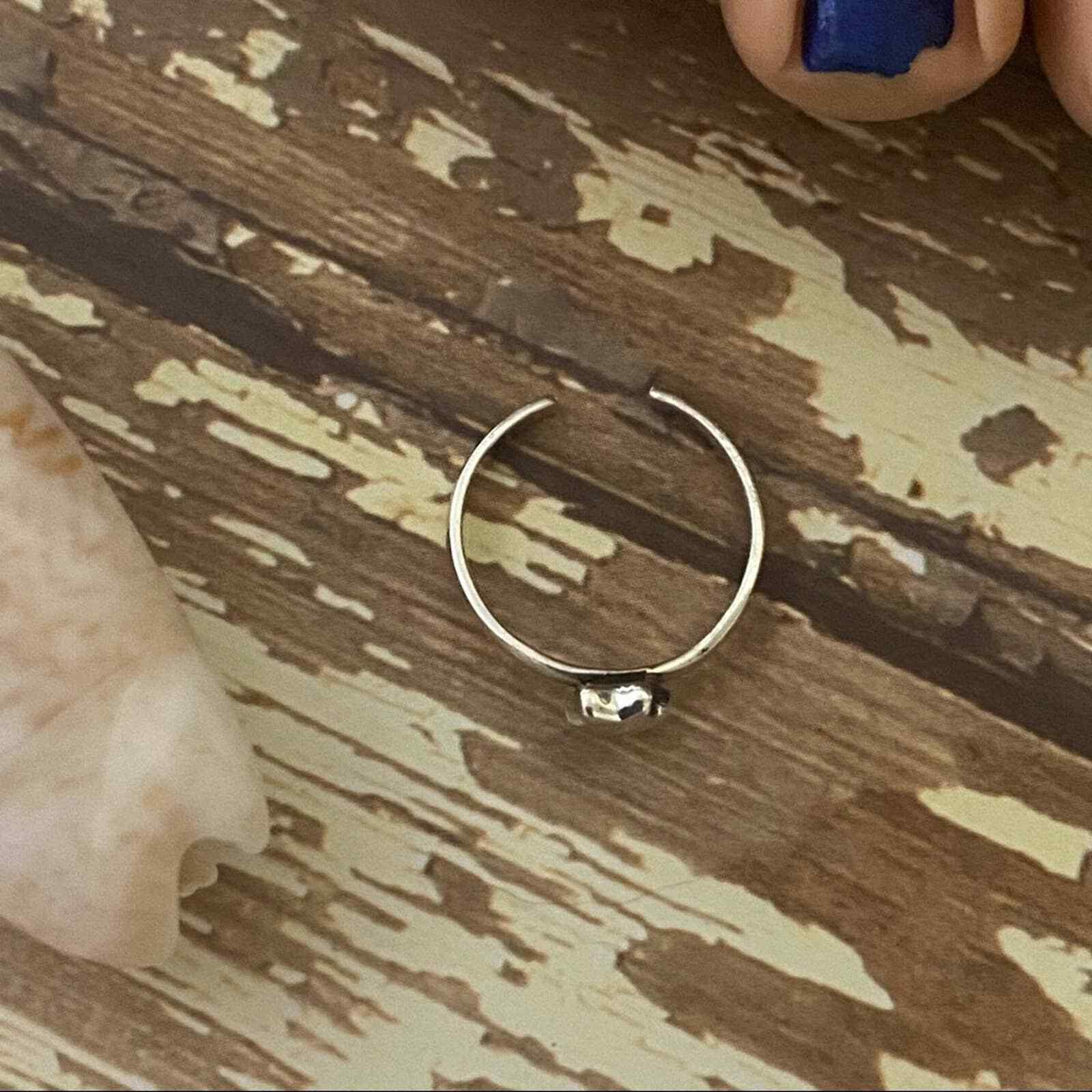 Sterling Silver Star Toe Ring Midi Ring