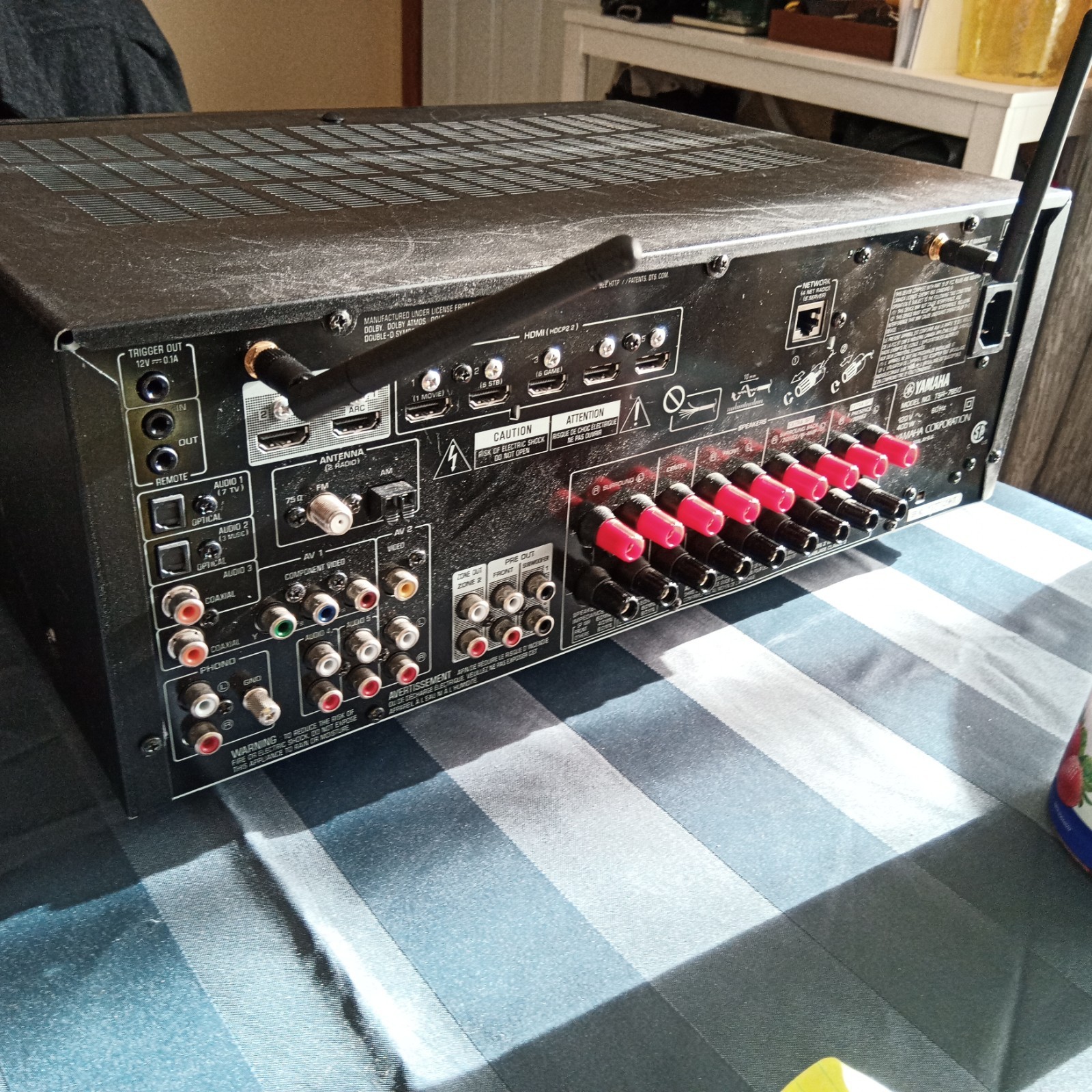 Yamaha TSR-7850R 7.2 ch Wi-Fi BT 4K Receiver - Black