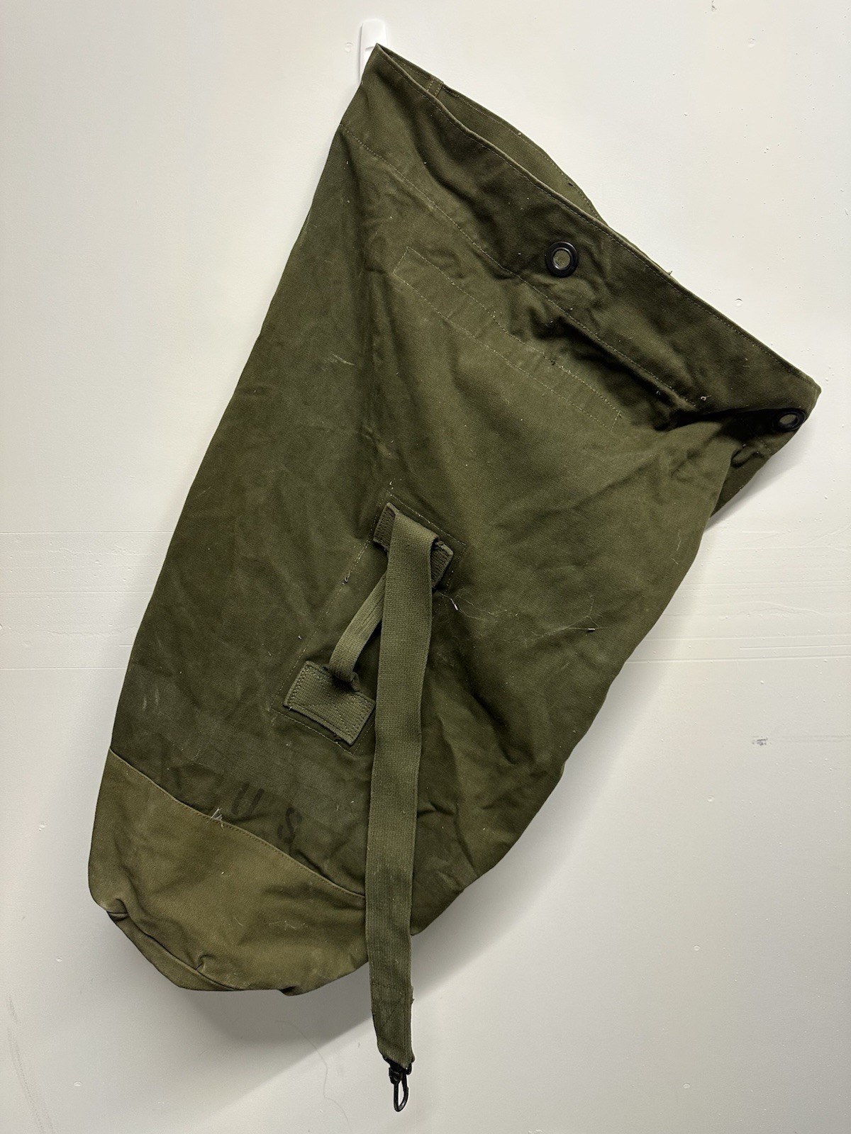 Vietnam War Era Collectable US Military Olive Drab Canvas Duffel Bag