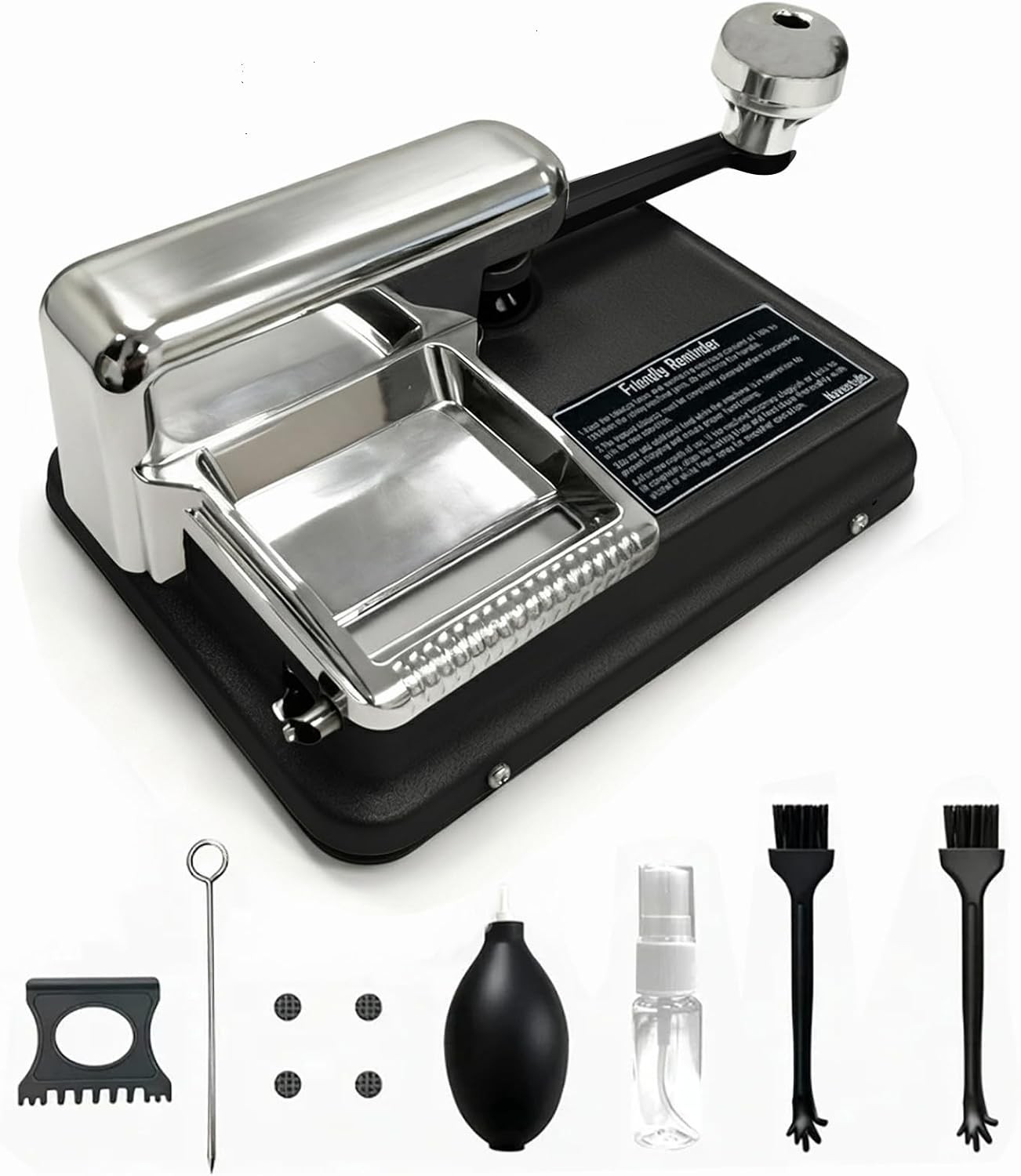Cigarette Rolling Machine Manual, Dual-Track Upgrade Tobacco Injector,