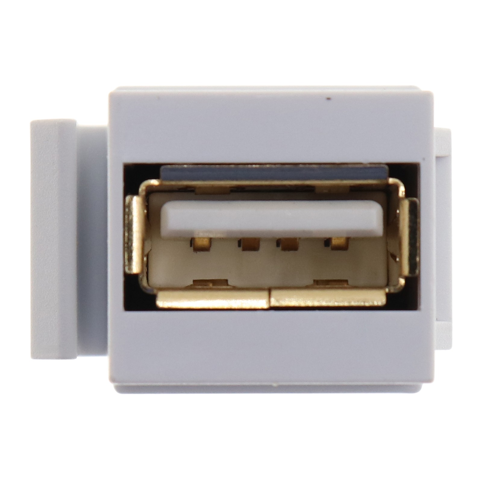 SIGNAMAX CMK-USB-WH KEYSTONE TYPE-A USB 2.0 MODULE, FEMALE, WHITE