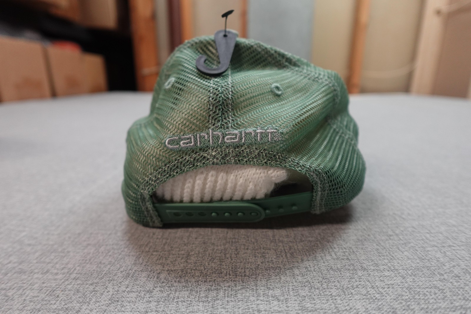 Carhartt SnapBack Hat Cap Mens One Size Green Force Mesh Trucker Lightweight NWT