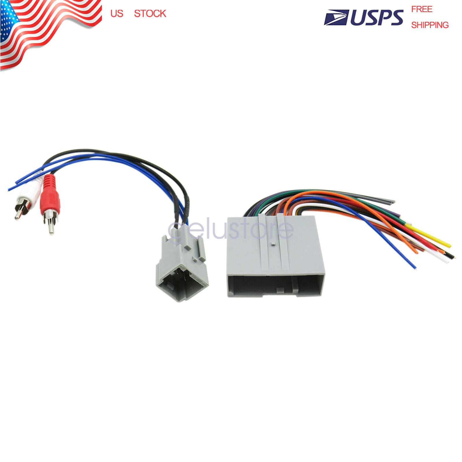 Car Stereo Radio Wiring Harness Adapter Plug Fit For 2005-2012 Ford F-250 F-350