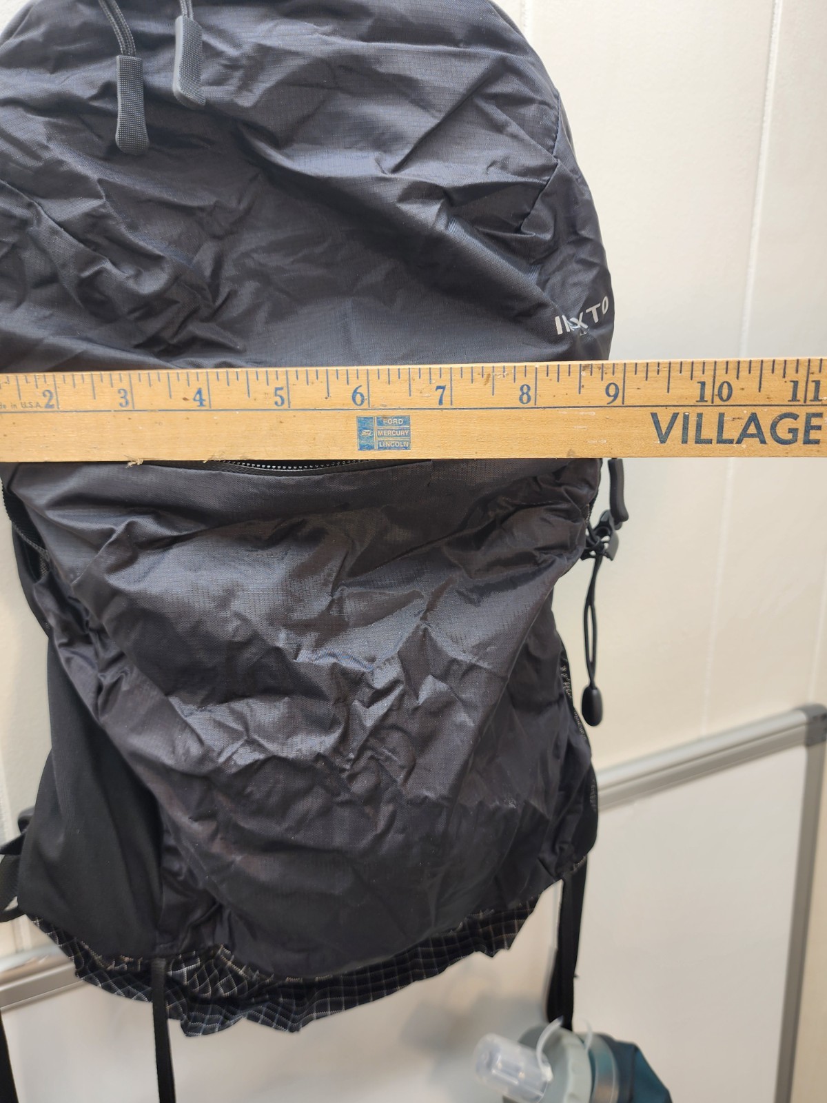 Backpack With Hydration 2 Bottles Black Compact