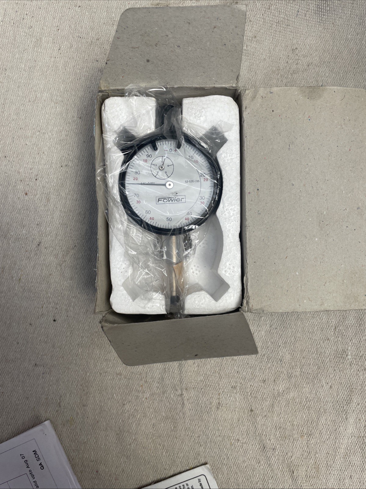 Fowler 52-520-105 Dial Indicator 0.001"
