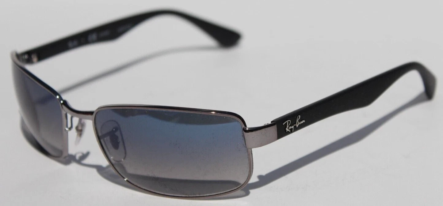 Ray-Ban RB3478 POLARIZED Sunglasses Silver/Blue Gradient 004/78 NEW