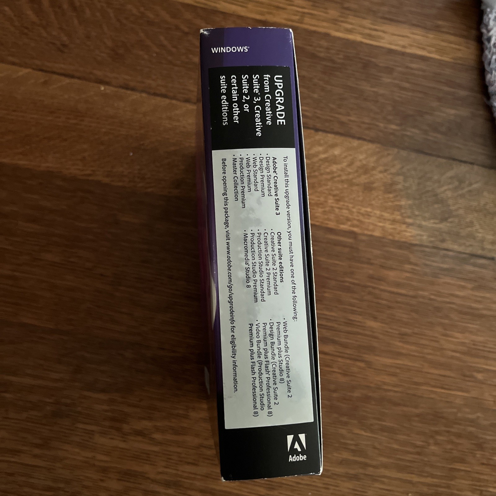 Adobe Creative Suite CS5.5 Design Premium Win OS DVD Set Box Upgrade READ