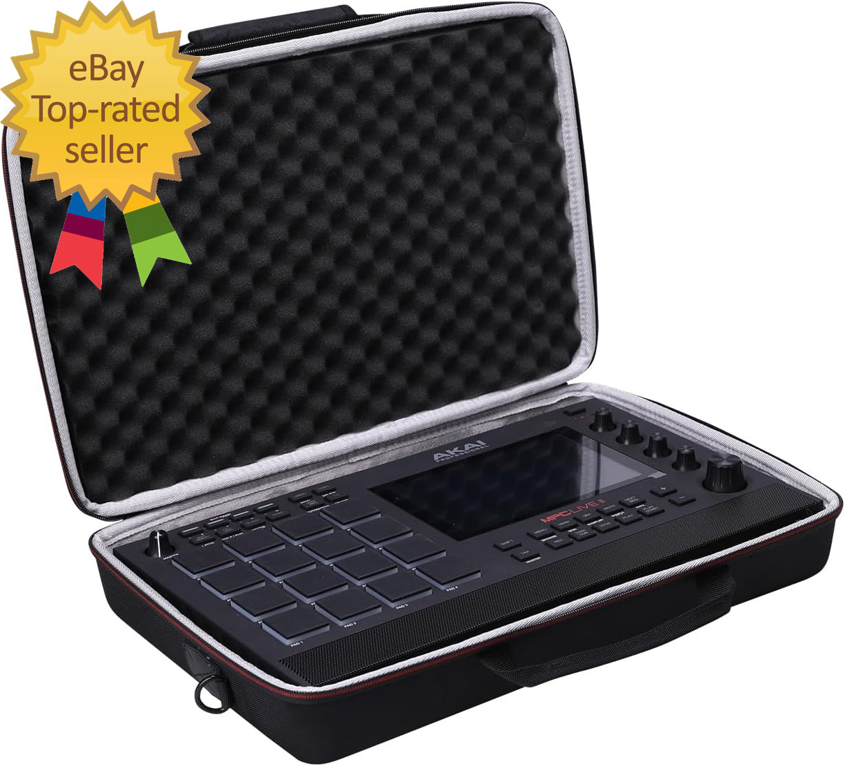 LTGEM Case Compatible with AKAI Professional MPC Live Ii/Live Drum Machine with