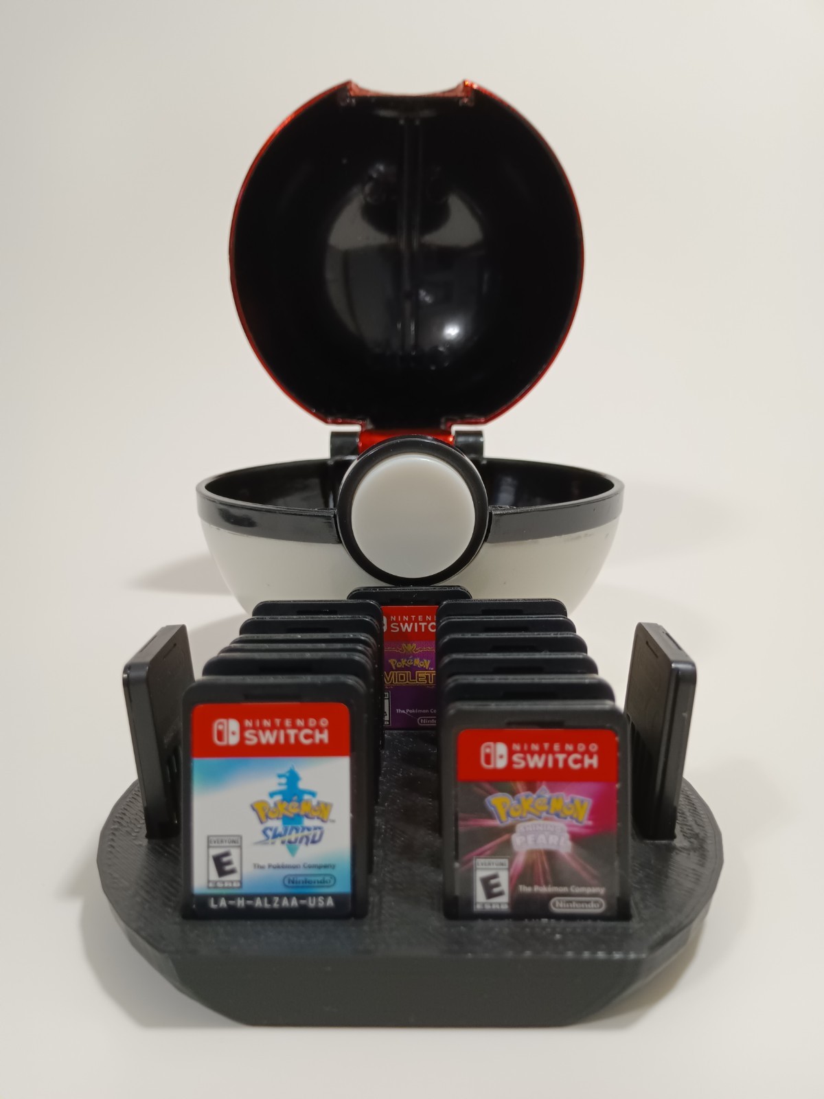 3D Printed Nintendo Switch Game Card Holder For 90s Burger King Pokeball BK