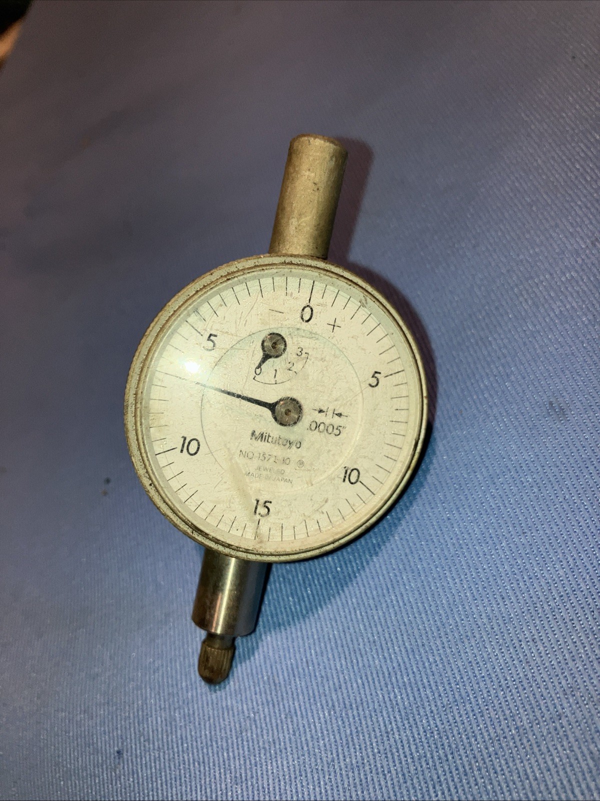 Mitutoyo Dial Indicator No. 1571-10  .0005” X .06” Range