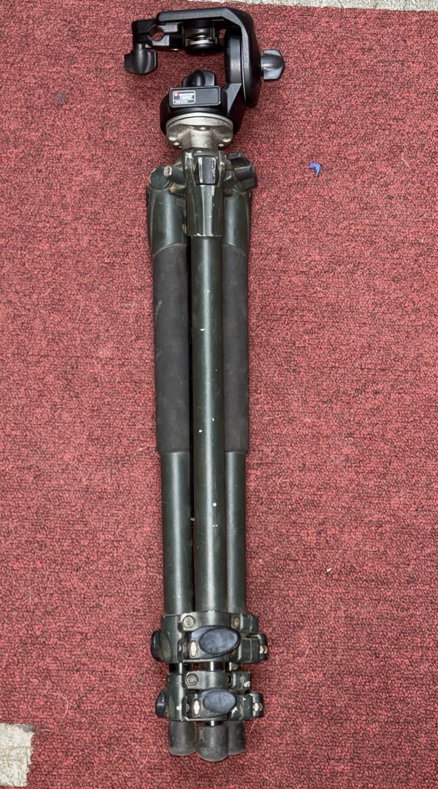 OEM Manfrotto Tripod Green/Camo W/ 128RC Video Head (565MG)