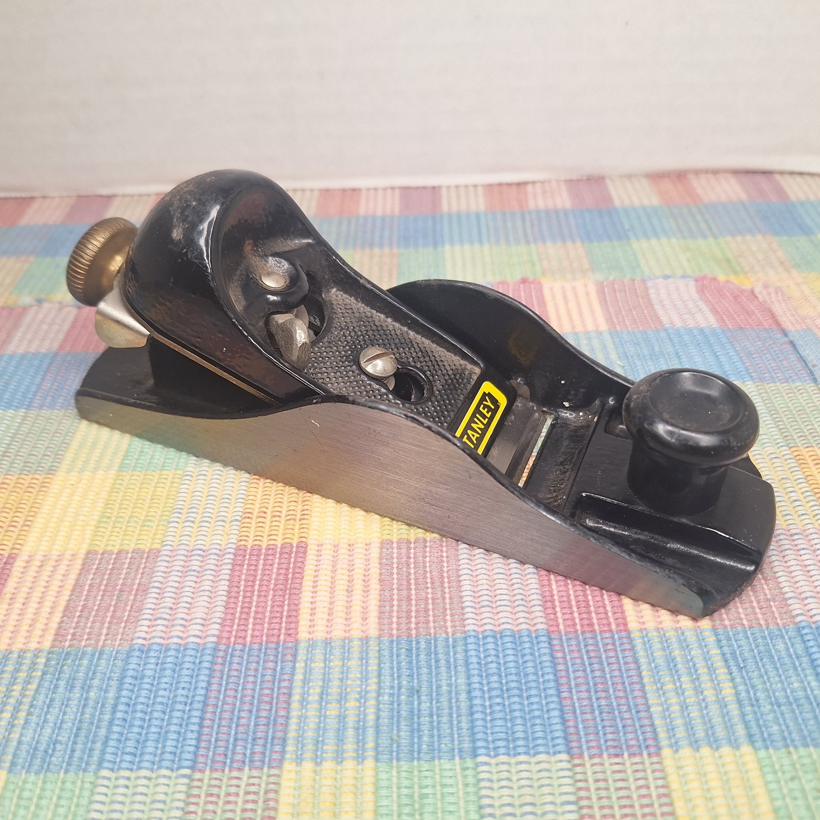 STANLEY No.G12-220 ADJUSTABLE 7 INCH BLOCK PLANE made in ENGLAND