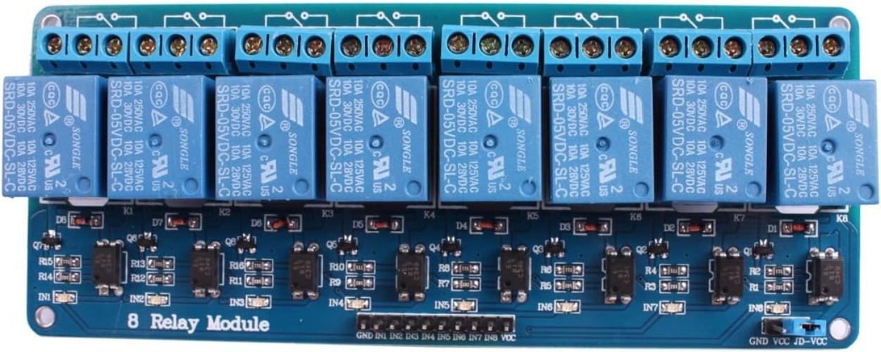 DC 5V 8-Channel Relay Module for Arduino & Raspberry Pi | Efficient Automation