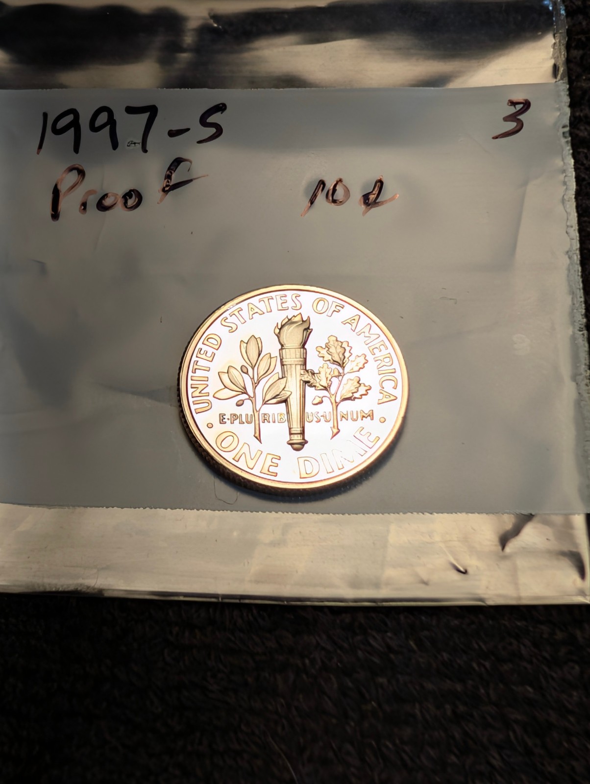 1997-S Proof Roosevelt Dime ** From Proof Set **