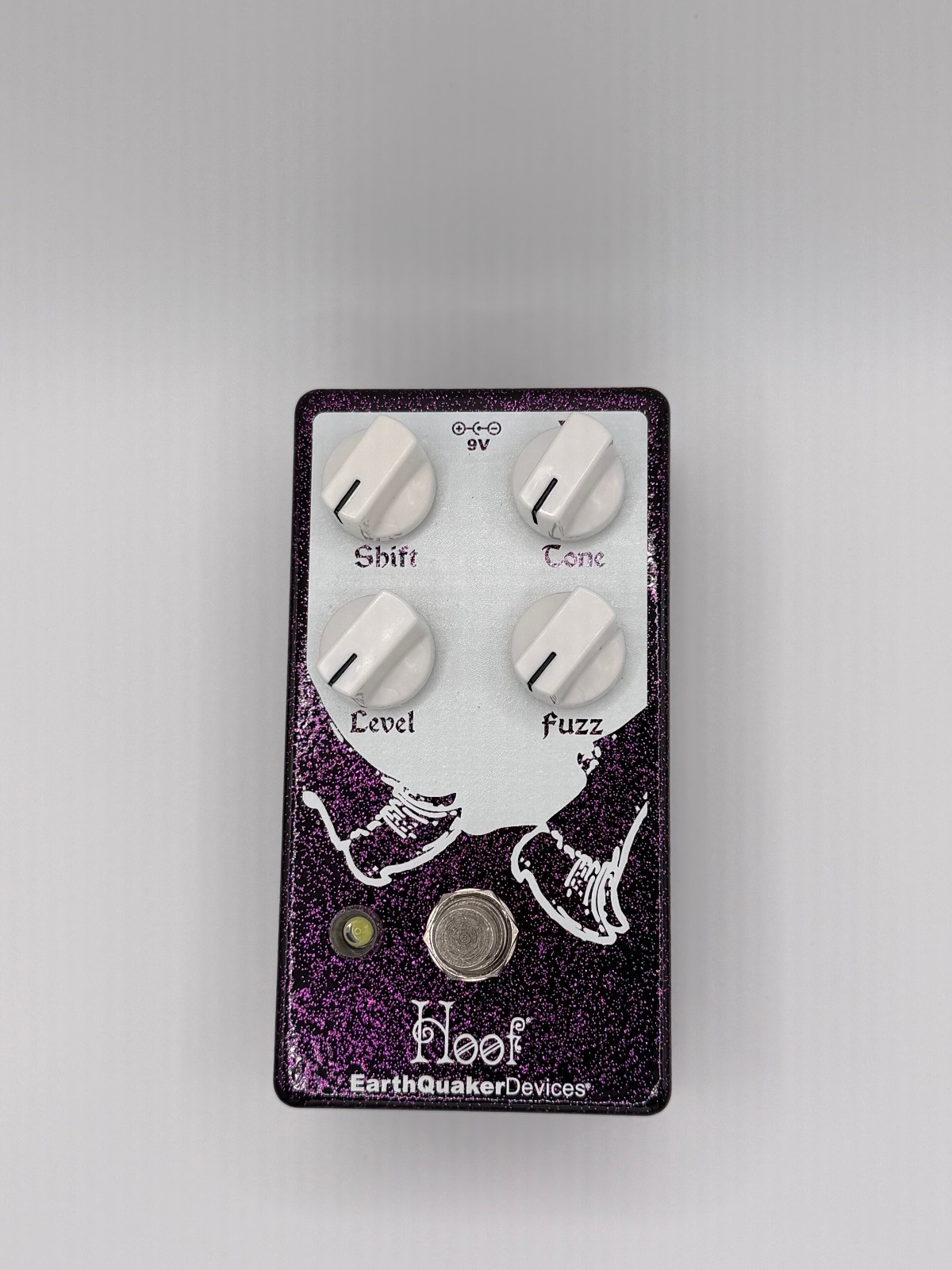 Earthquaker Devices Hoof Fuzz Pedal (V2 Hybrid) PURPLE SPARKLE