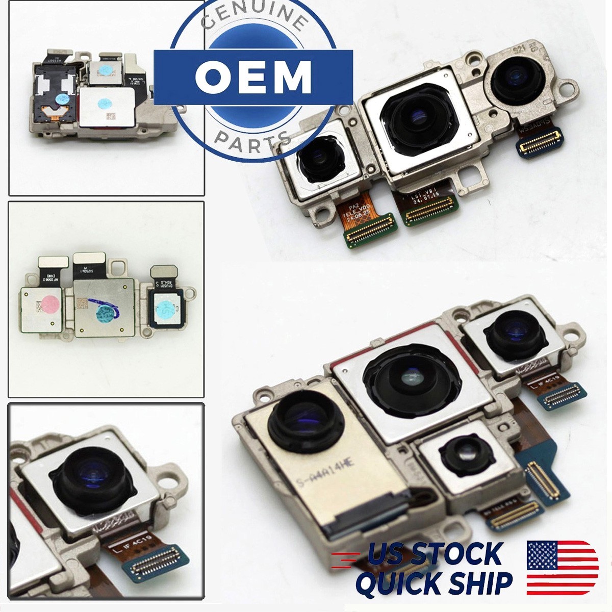 OEM Rear Back Camera Flex Cable Assembly fit Samsung Galaxy S25 S25+ Plus Ultra