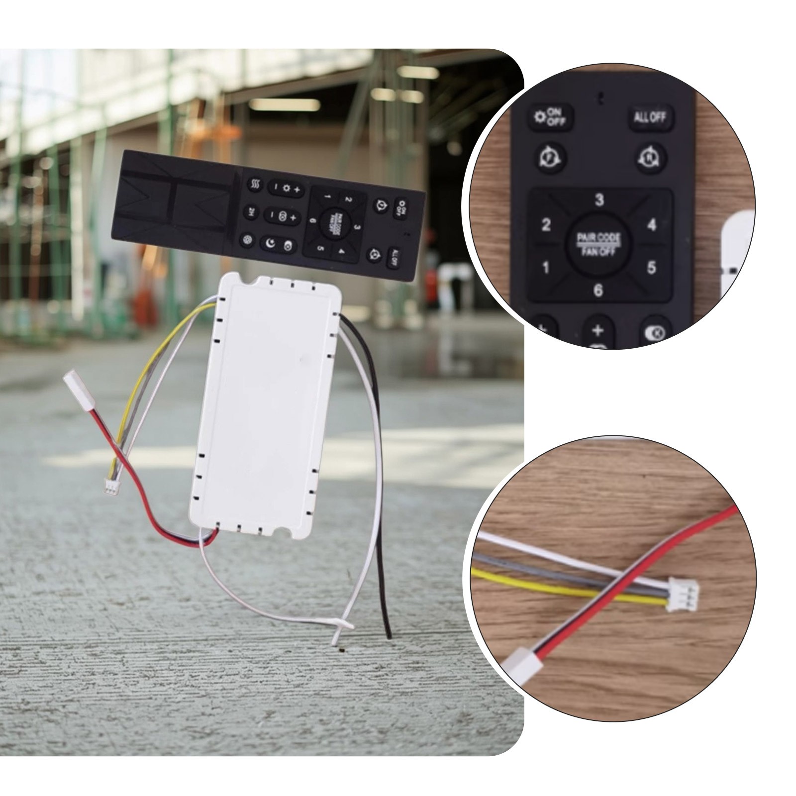 Ceiling Fan Light Remote Control Dimmable Controller Driver Accessories