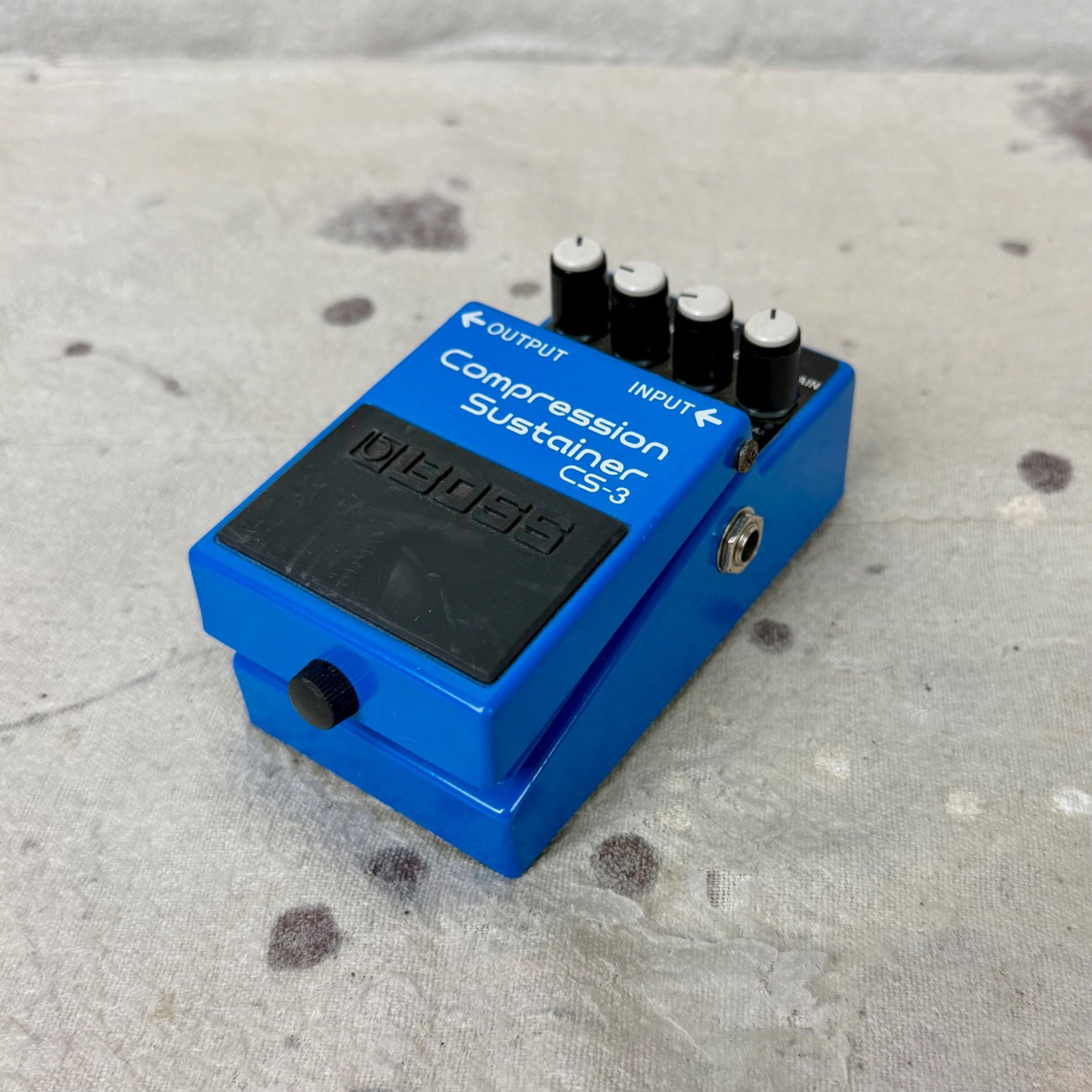 Used Boss CS-3 Compression Sustainer Guitar Pedal-Blue