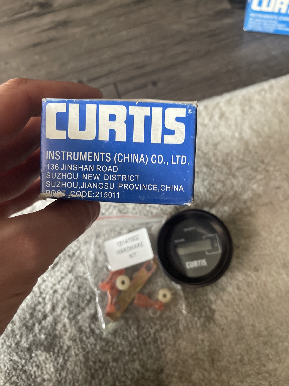 Universal Forklift Digital Hour Meter Cluster with Installation Bracket
