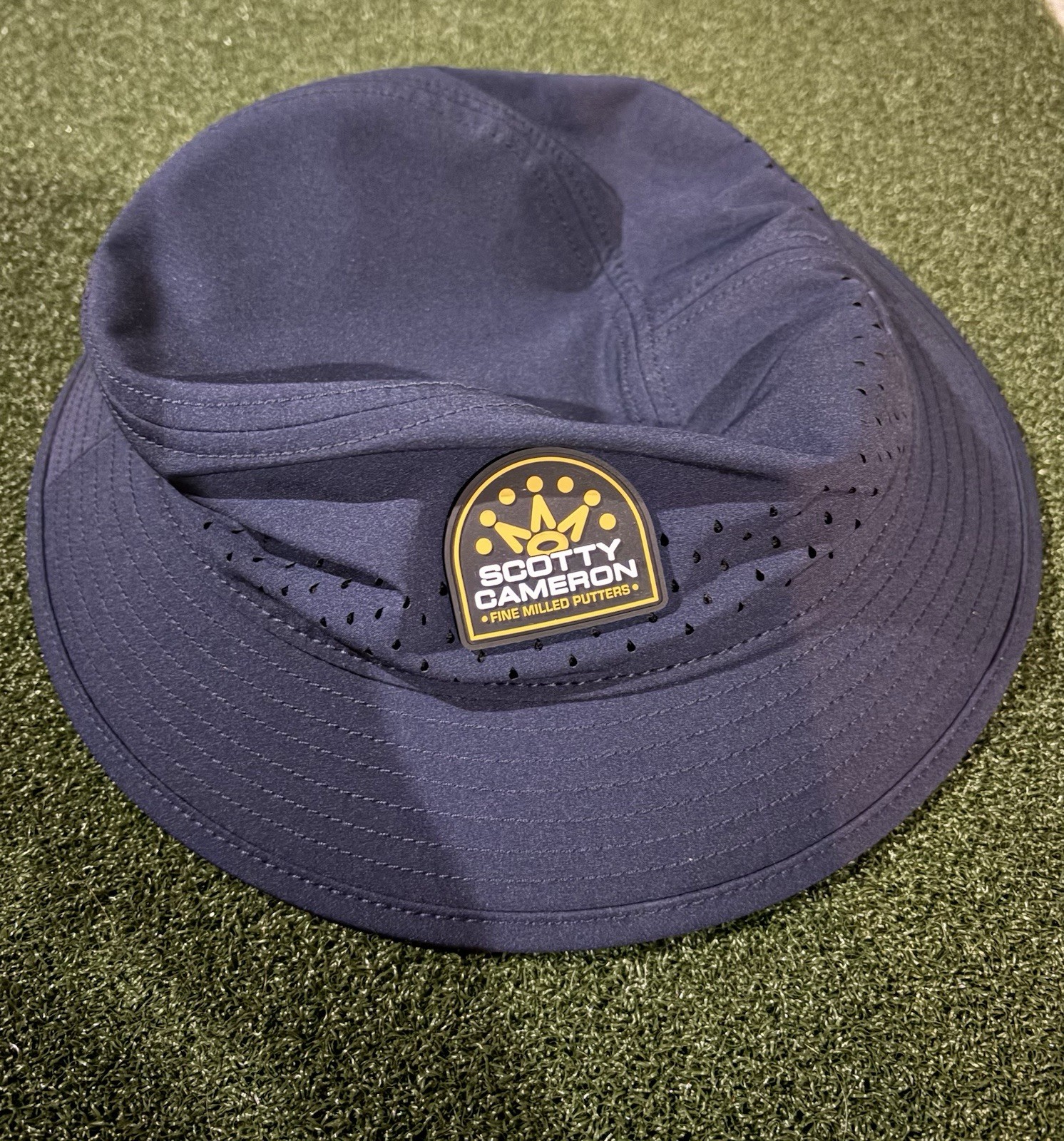 Scotty Cameron - Stacked Crown Melin Bucket Hat - Navy Blue -  Classic fit