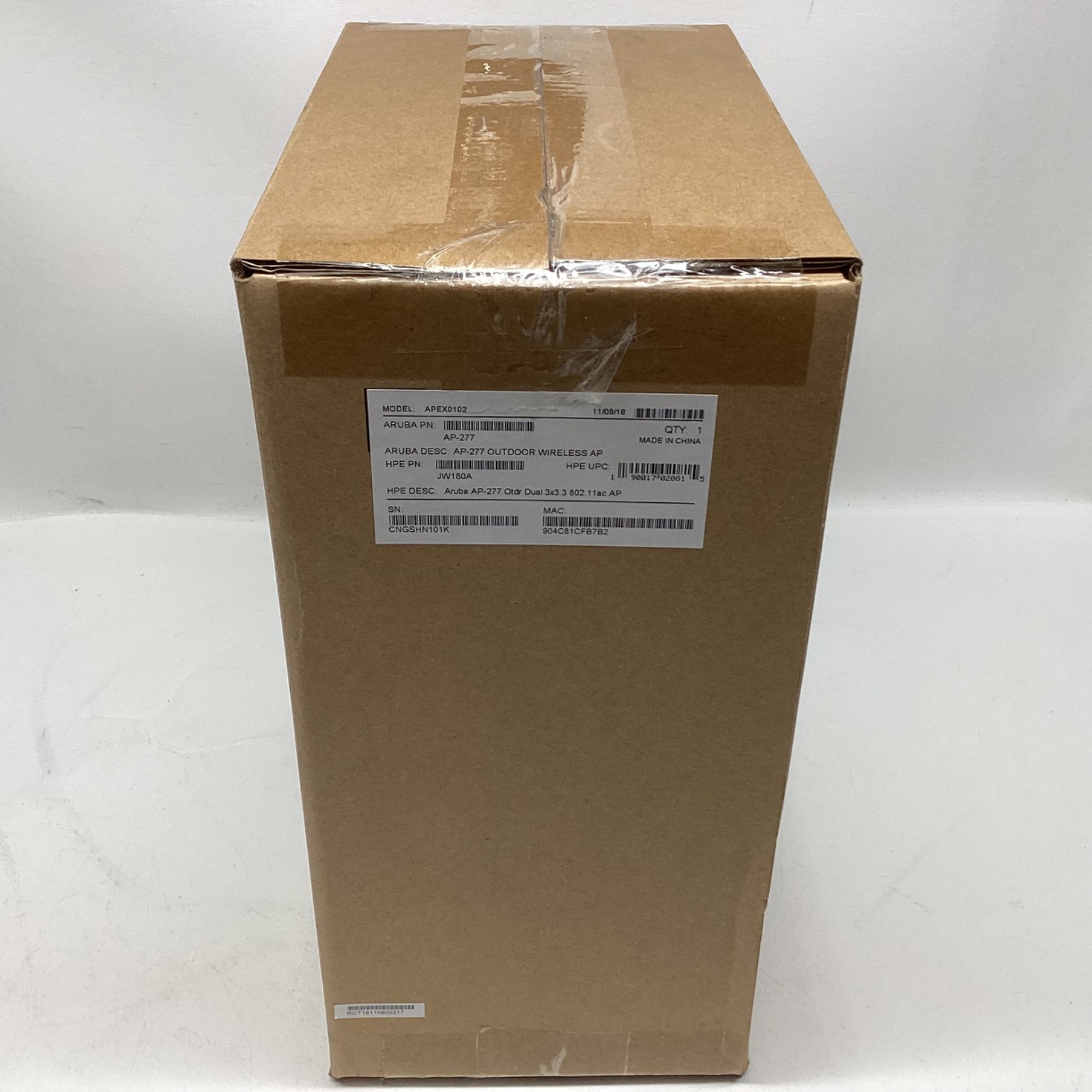 1- Aruba Networks AP-277  Outdoor Wireless Access Point - APEX0102. NEW IN BOX