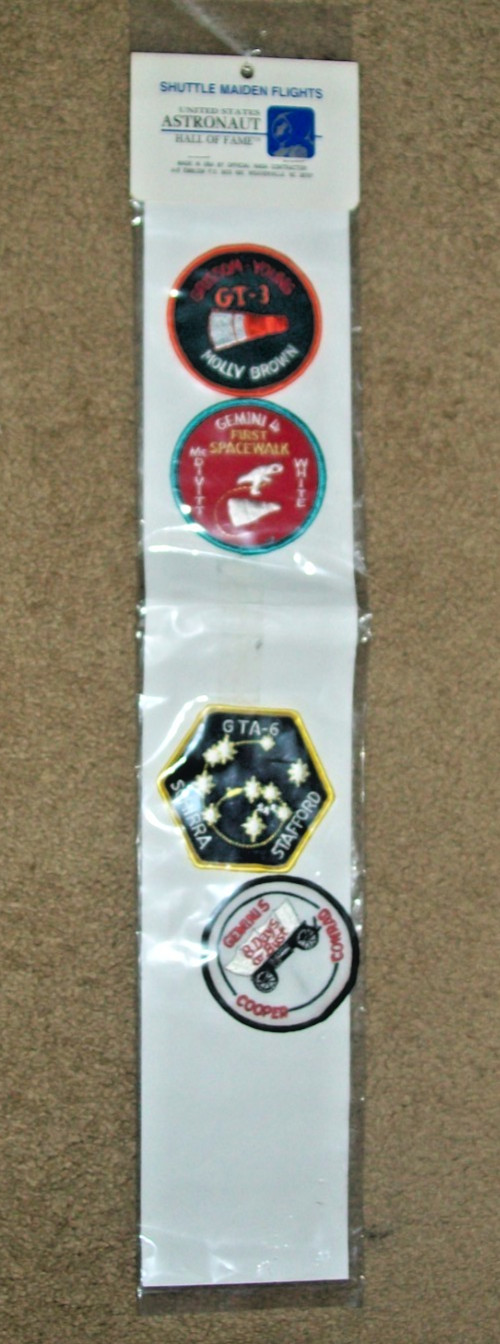 NASA GEMINI  Astronaut Space Mission Patches QTY-4