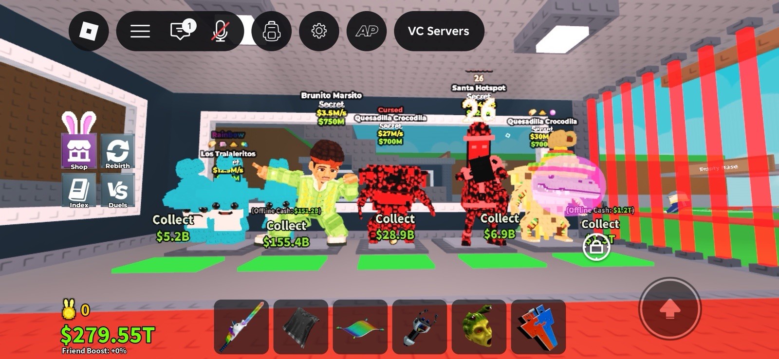Roblox Secret Gold Diamond Cursed Rainbow Collectibles Game Items