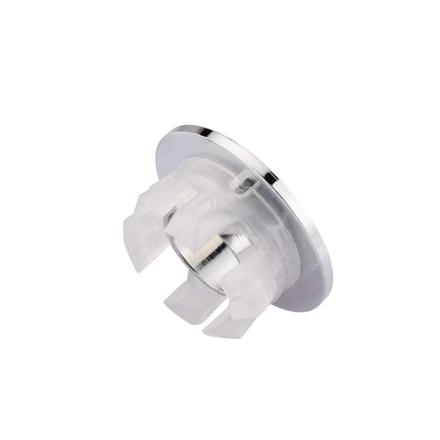 Sink Basin Trim Overflow 1-Pack, Chrome 1 Pcs Cover