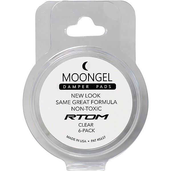 2 units RTOM Moongel Damper Pad - 6 Pack - CLEAR