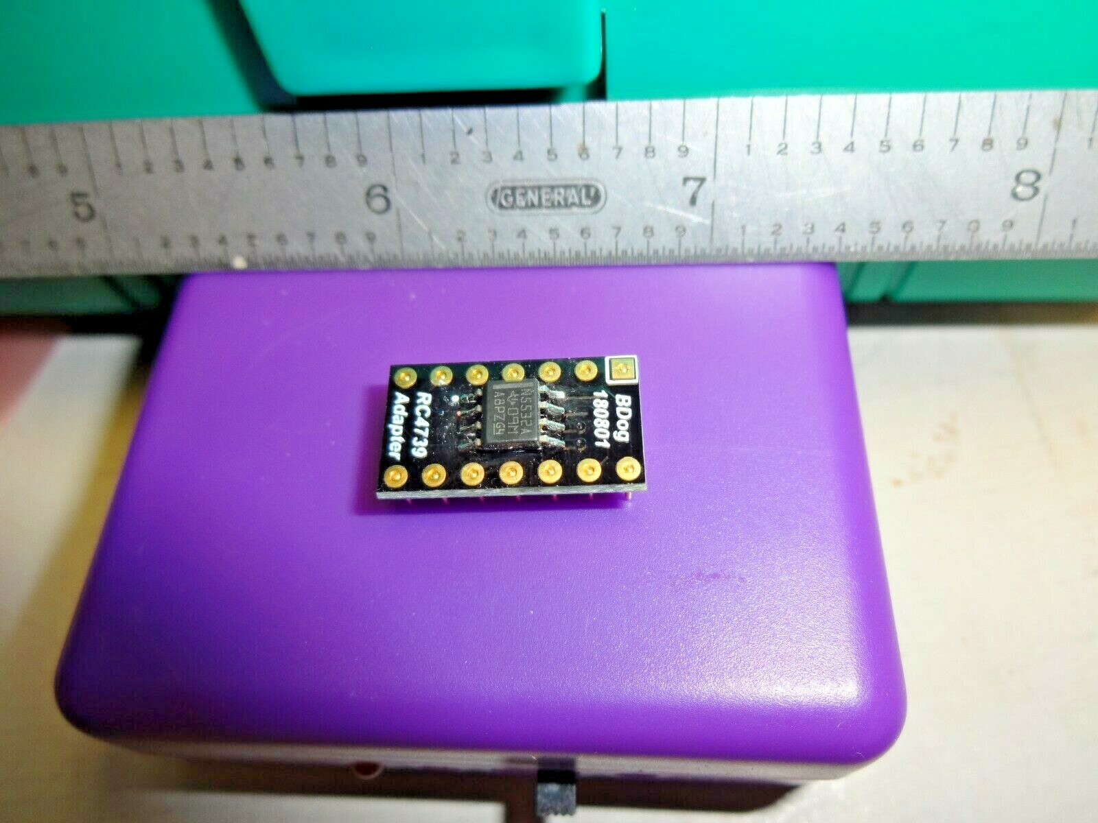 RC4739 uA739 MC1303 Replacement IC Via NE5532A Phase Linear Crown