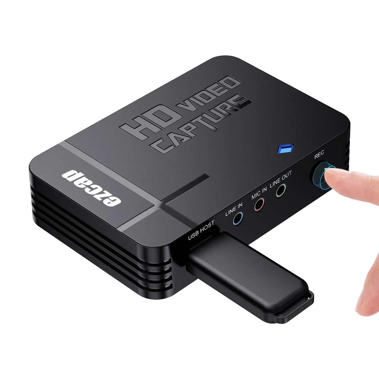 AV HDMI Video Capture Card Game Recorder 1080P 60Hz Record To USB U Flash Drive