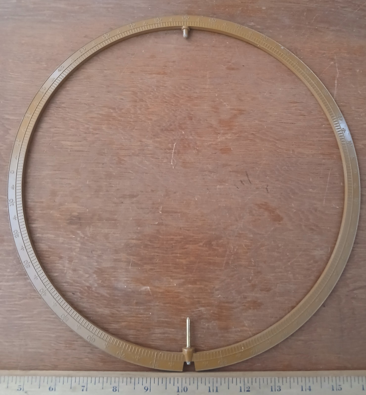 Metal Merdian Ring Replacement for Globe, Used