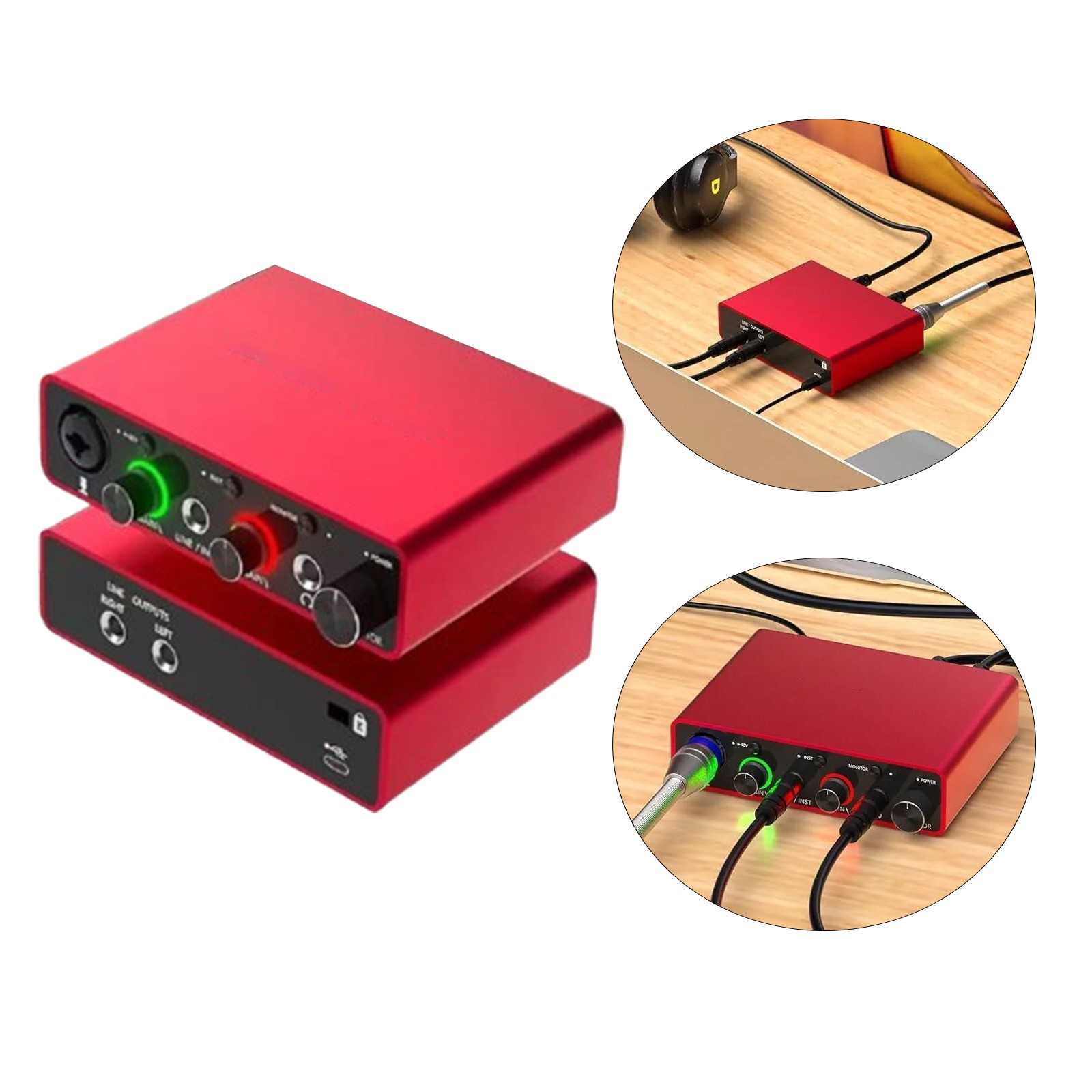 Best Seller Gen USB Audio Interface with USB-C&Phantom Power (3rd Generation)