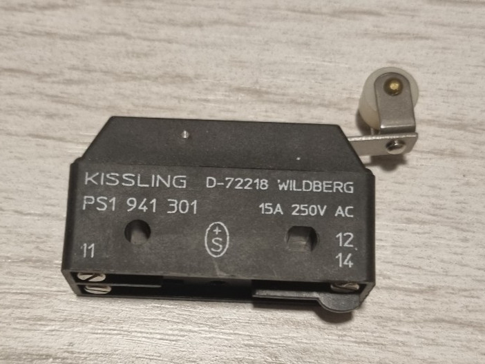 Kissling PS1 941 301 Roller Switch Micro Switch 15A 250V NEW NEW Multivac