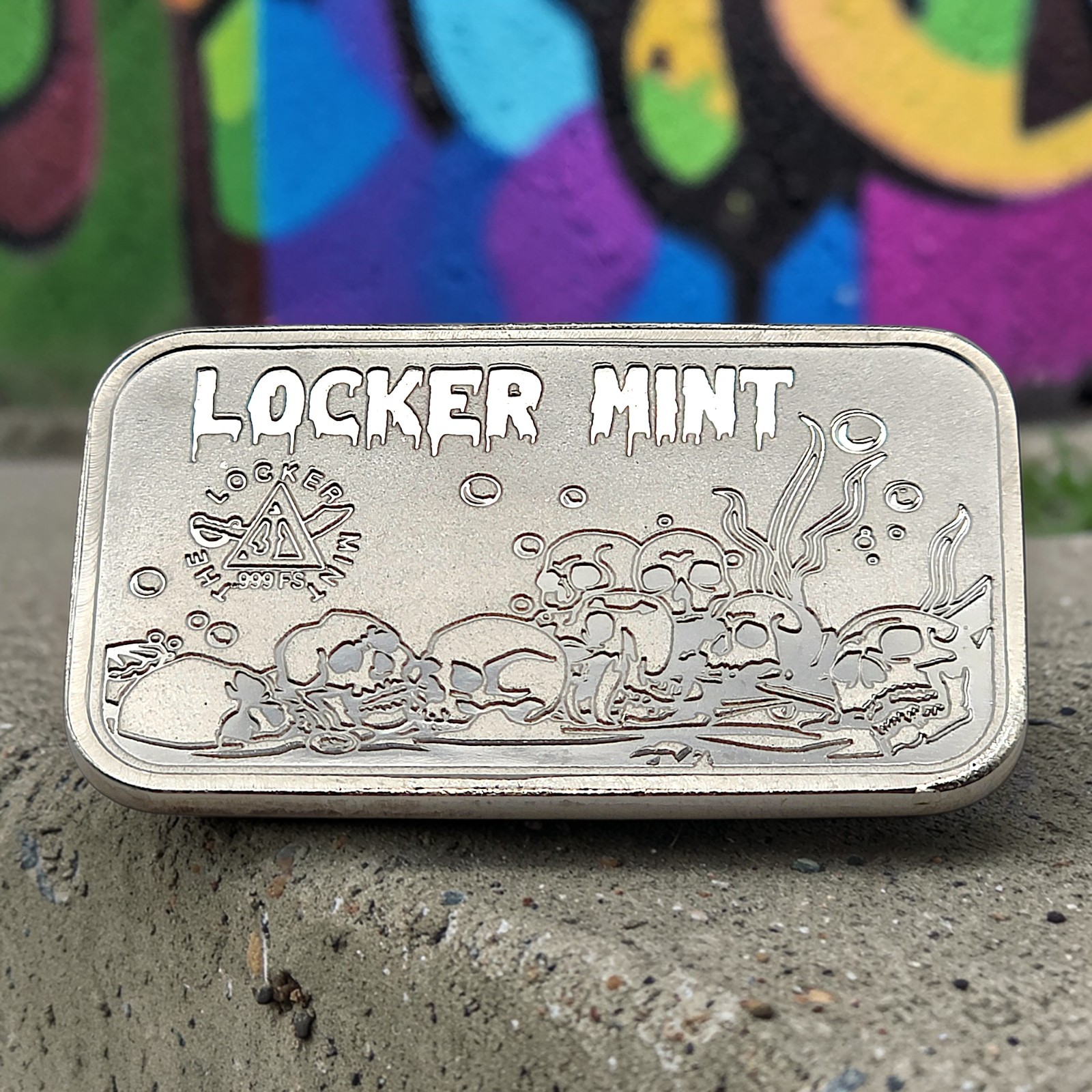The Locker Mint - War - 1 oz .999 Fine Proof Silver Bar