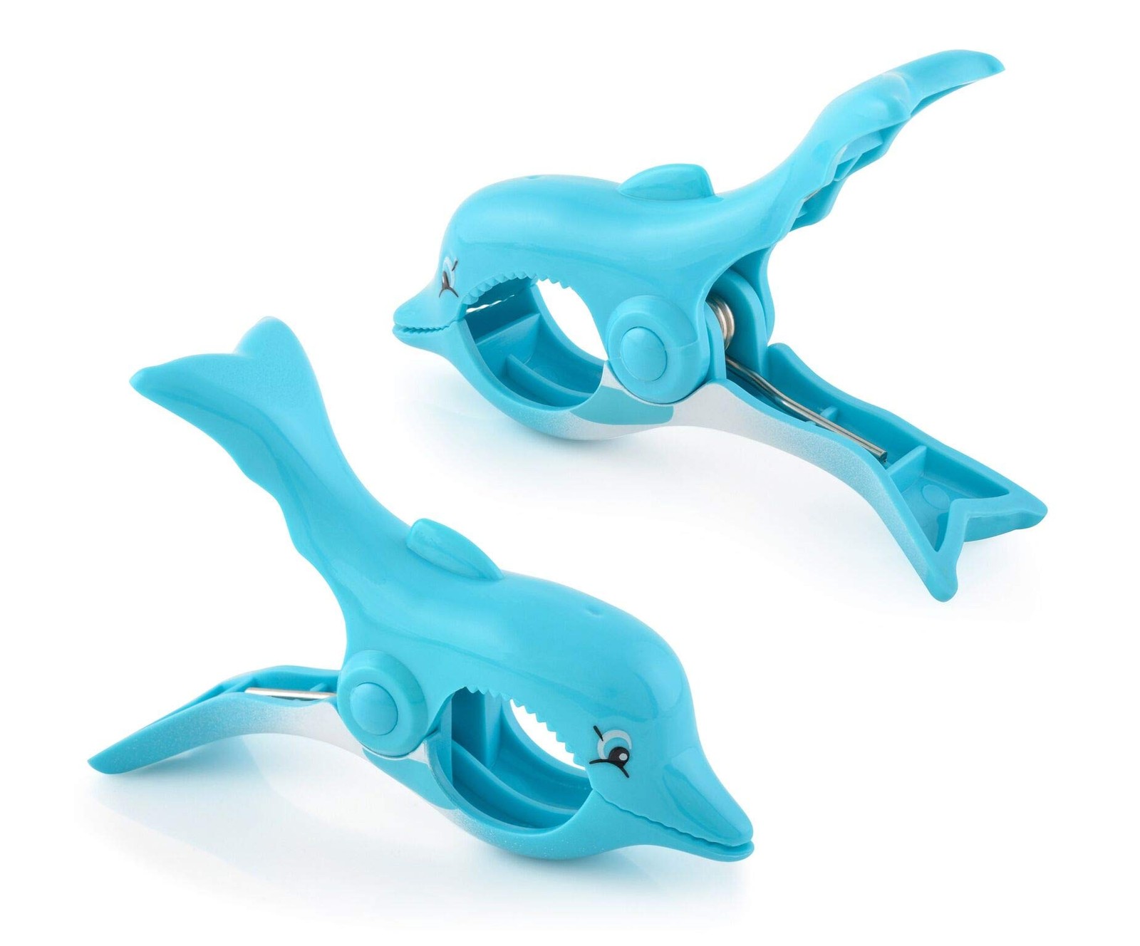 Dolphin BocaClips, Beach Towel Holders, Clips, Set of Two, Beach, Patio or Po...