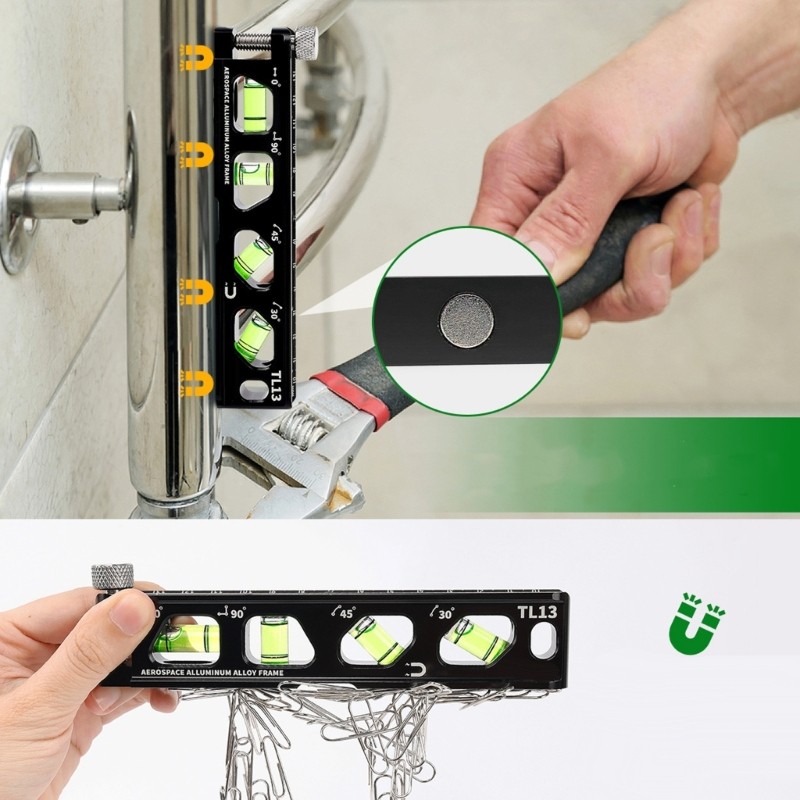Carpenter Woodworker Aluminum Level Woodworking Tools Precise Leveling Save Time
