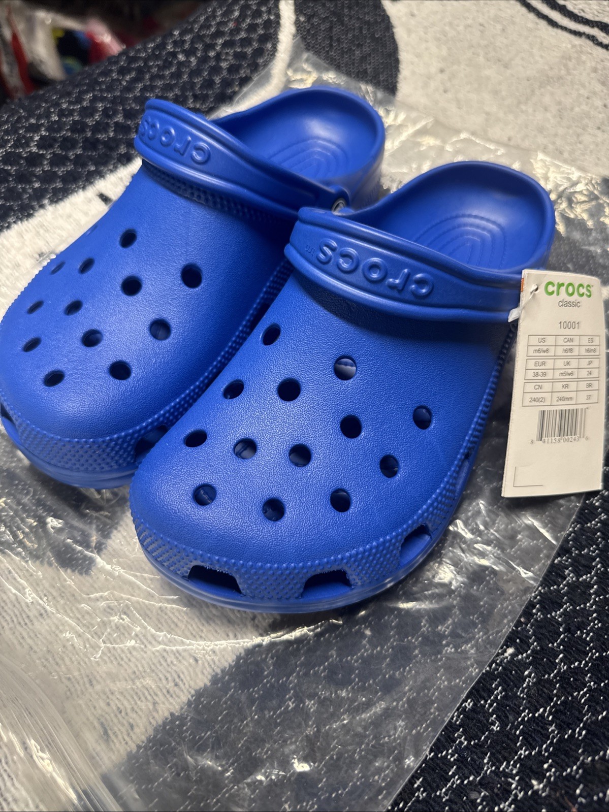 Blue Crocs 5 Men’s 7 Women’s Fast Shipping