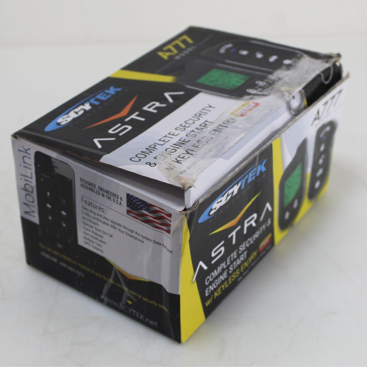 A777 2Way Remote Control Keyless Entry Security System Anti-Theft Siren OPEN BOX