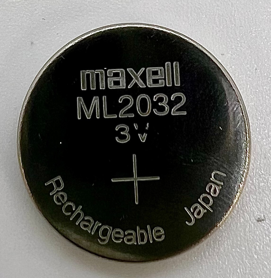 1 pc  ML2032 ML 2032 3v RECHARGEABLE LITHIUM BATTERY K750 CMOS Harmony