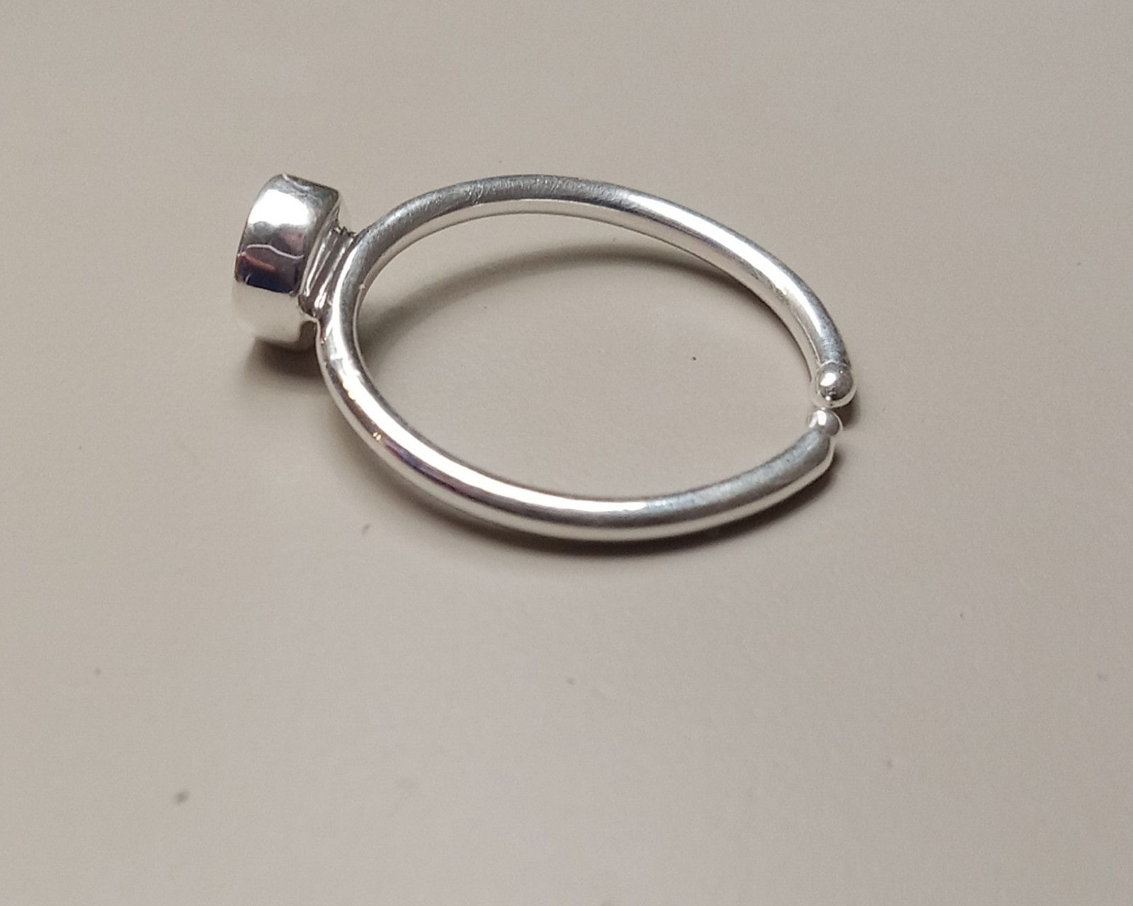925 Sterling Silver Adjustable Bezel Cabochon Ring Blank Setting/Mounting