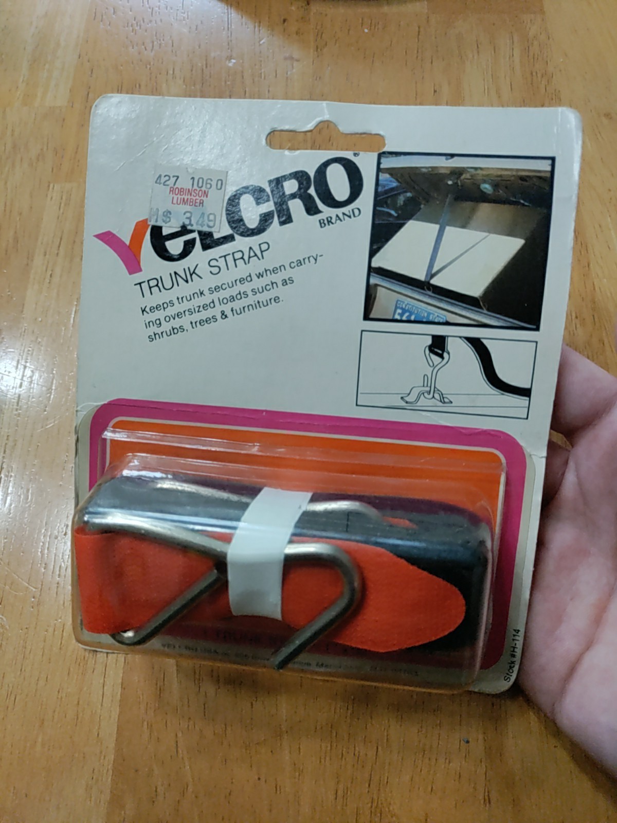 Vtg New Old Stock Velcro Brand Travel Vacation Transit Trunk Strap Made In USA