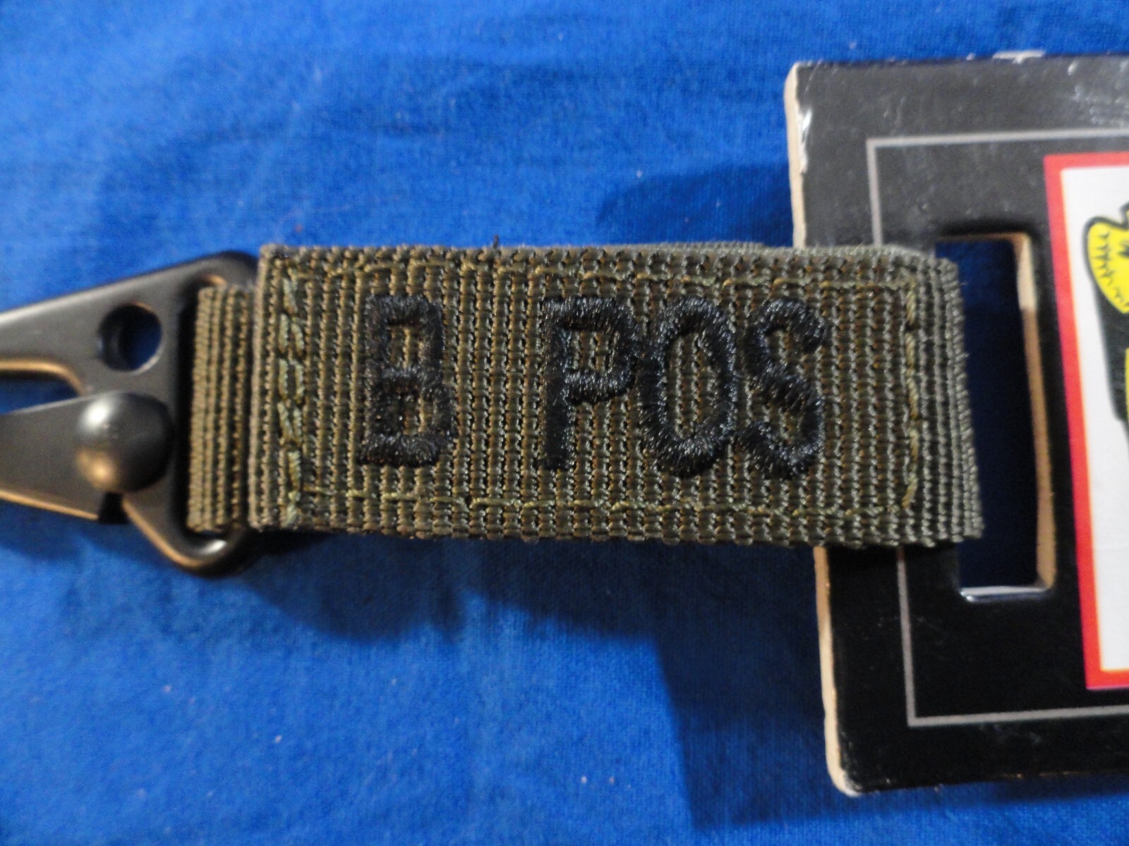 NEW VOODOO TACTICAL 20-9724 HOOK & LOOP ATTACHMENT BLOOD B-POS STRAP CLIP
